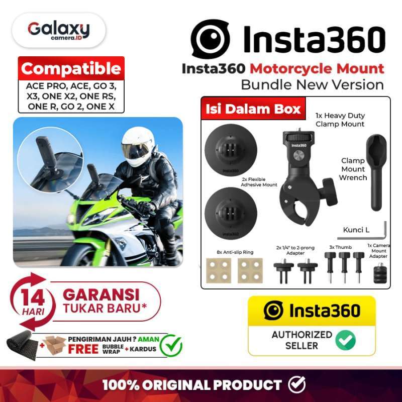 Jual Insta360 Motorcycle Mount Bundle New Version Edition Di Seller ...