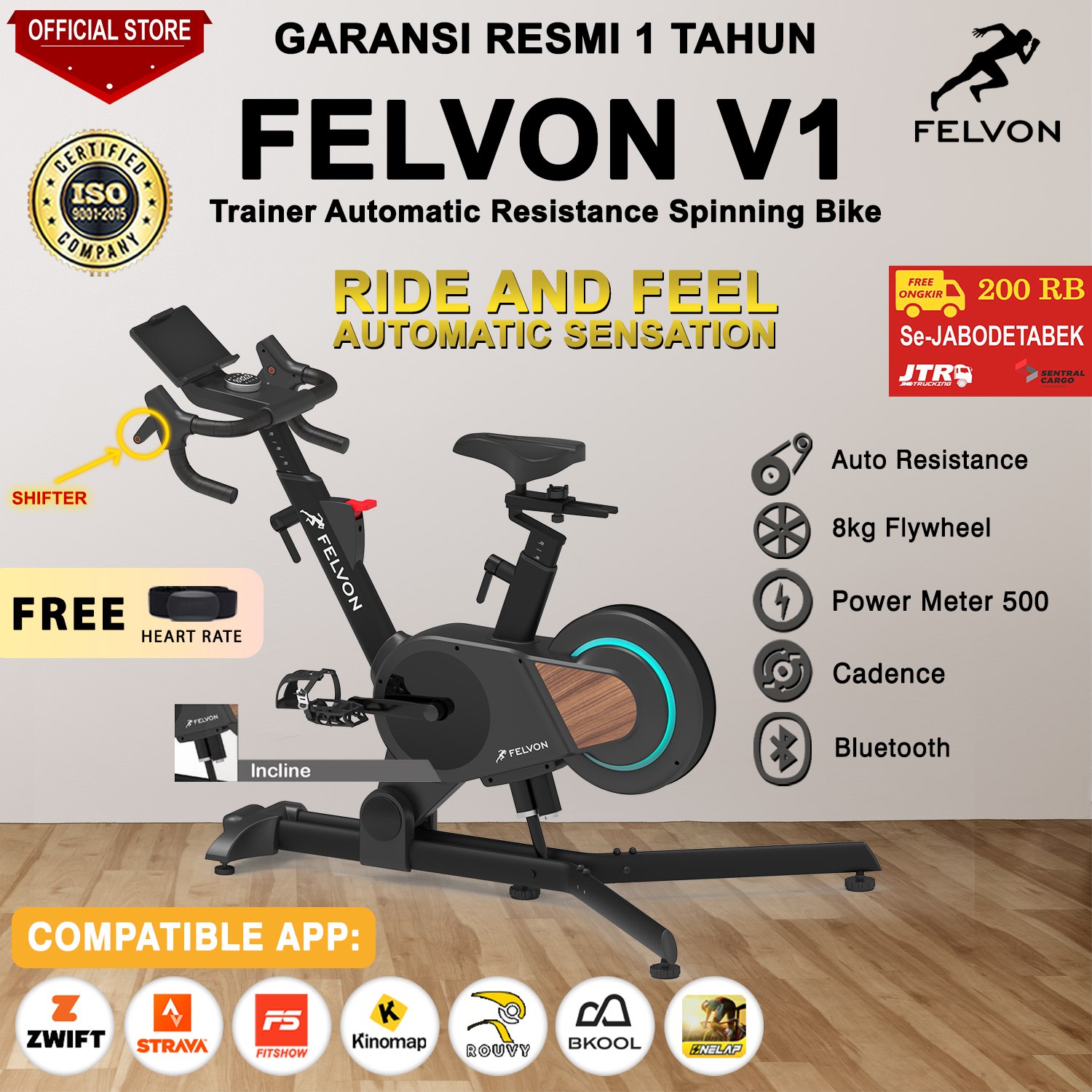 Jual Spinning Bike Strava Original Model Terlengkap Harga Murah Oktober 2024