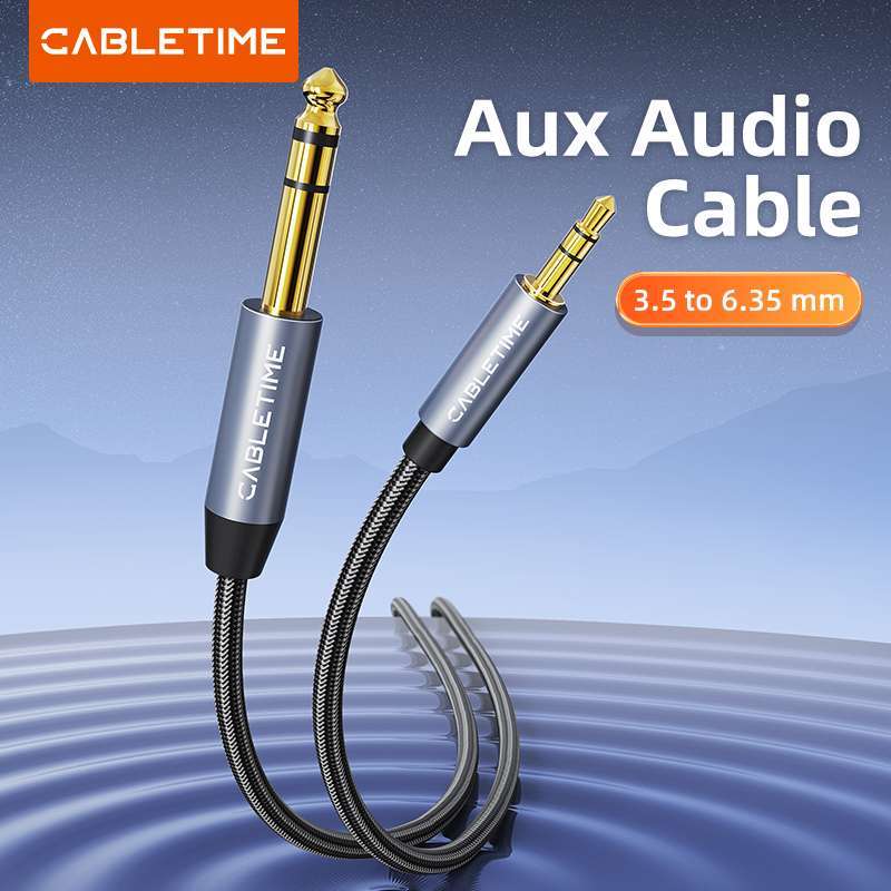 Time Cable Promo Cabletime Kabel Aux 3.5mm To 6.5mm Cabletime Audio Stereo Cable ...