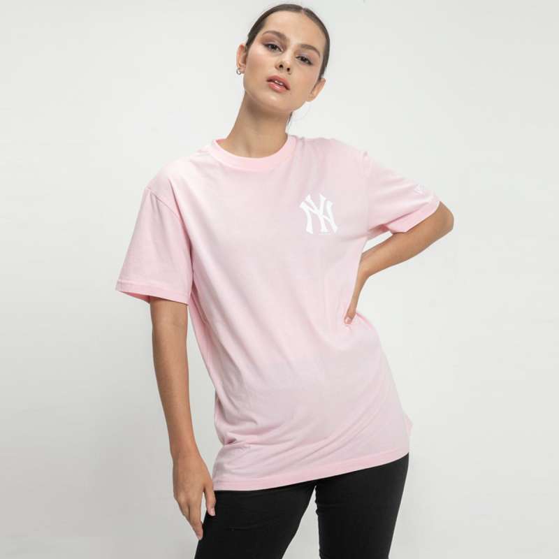 Promo New Era Women Sportswear Short Sleeve Tee Mlb Cotton New York Yankees T shirt Wanita 12849116 Xl Pink Diskon 30 Di Seller New Era Official Store Gudang Blibli Blibli