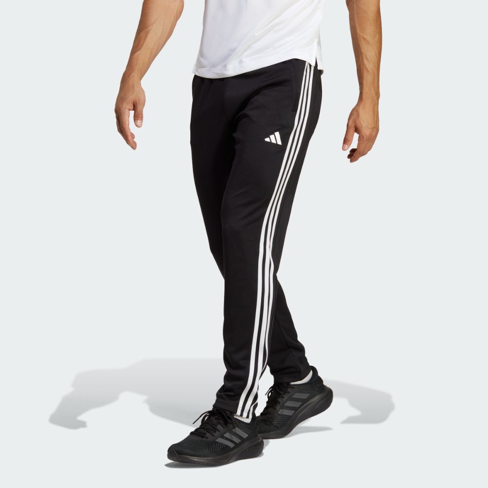 adidas Men Training Pants Train Essentials 3 Stripes Celana Fitness Panjang Pria IB8168
