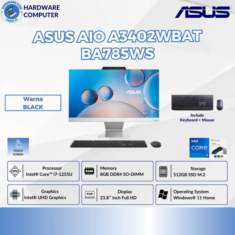 Jual Asus All In One I7 Touch Screen Original Murah Harga Diskon