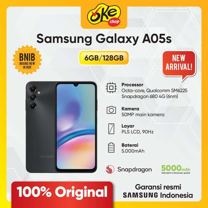 Promo Samsung Galaxy A05s 6/128gb Diskon 7% Di Seller Okeshop O2o ...