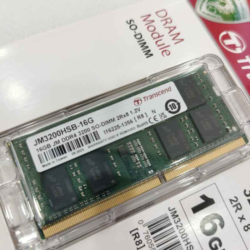 Jual Transcend Ddr4 16gb 3200mhz Sodimm - RAM Laptop (jm3200hsb