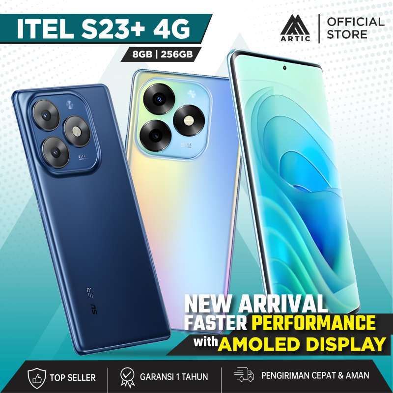 Promo Handphone Itel S23 Plus S23+ 8/128 8/256 8gb 128gb 256gb Hp