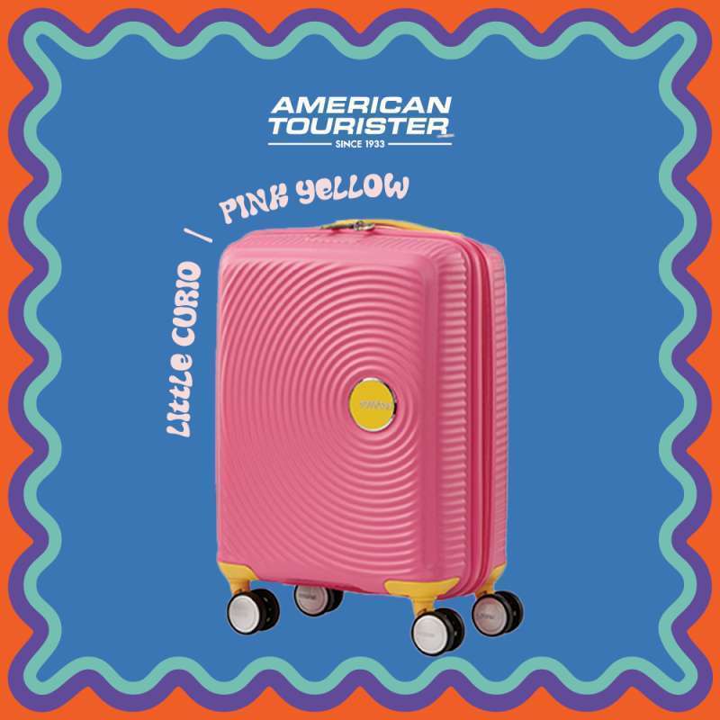 Promo American Tourister Koper Hardcase Little Curio 17 Am Pink
