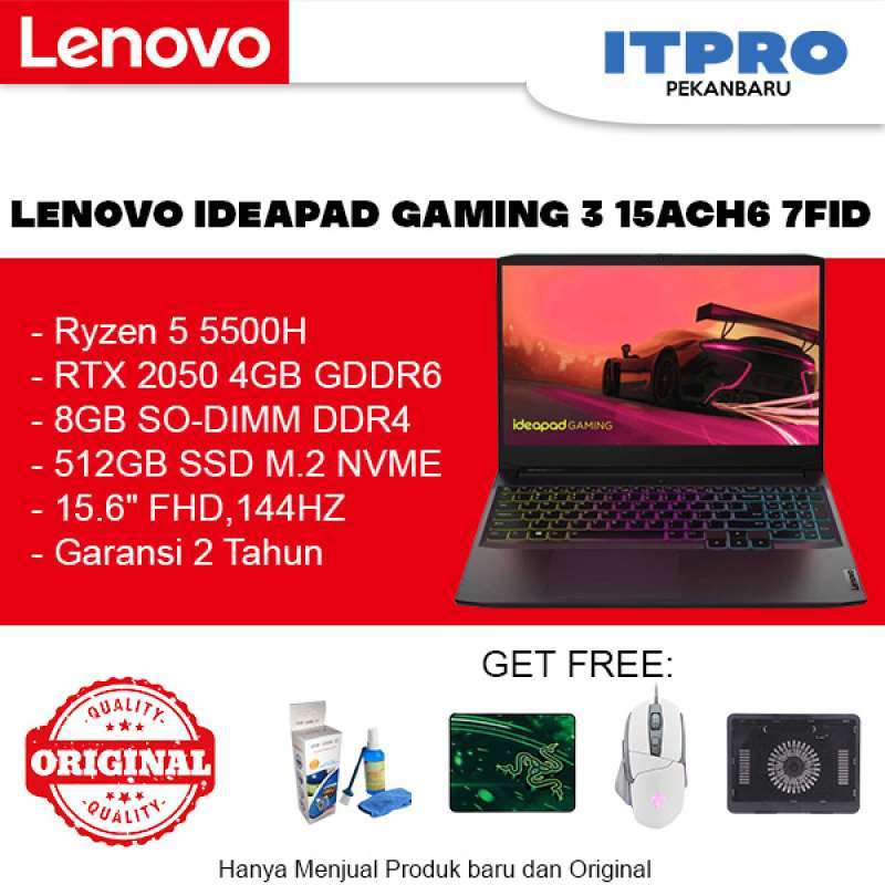 Promo Lenovo Ideapad Gaming 3 7fid Notebook Gaming 15ach6 7fid Ryzen 5 promo-lenovo-ideapad-gaming-3-7fid-notebook-gaming-15ach6-7fid-ryzen-5