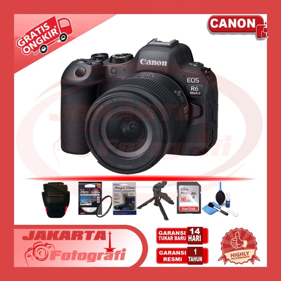 Promo Canon Eos R6 Mark Ii Kit 24-105mm Is Stm Mirrorless