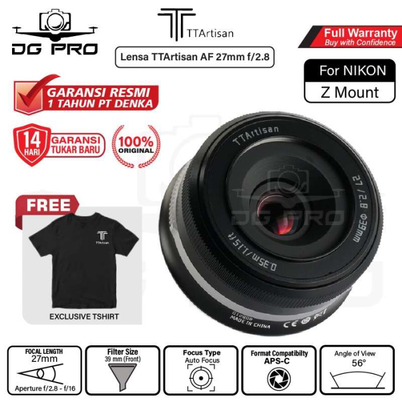 TT Artisan AF 27mm f/2,8 jetzt auch für Nikon Z- und Sony E-APS-C