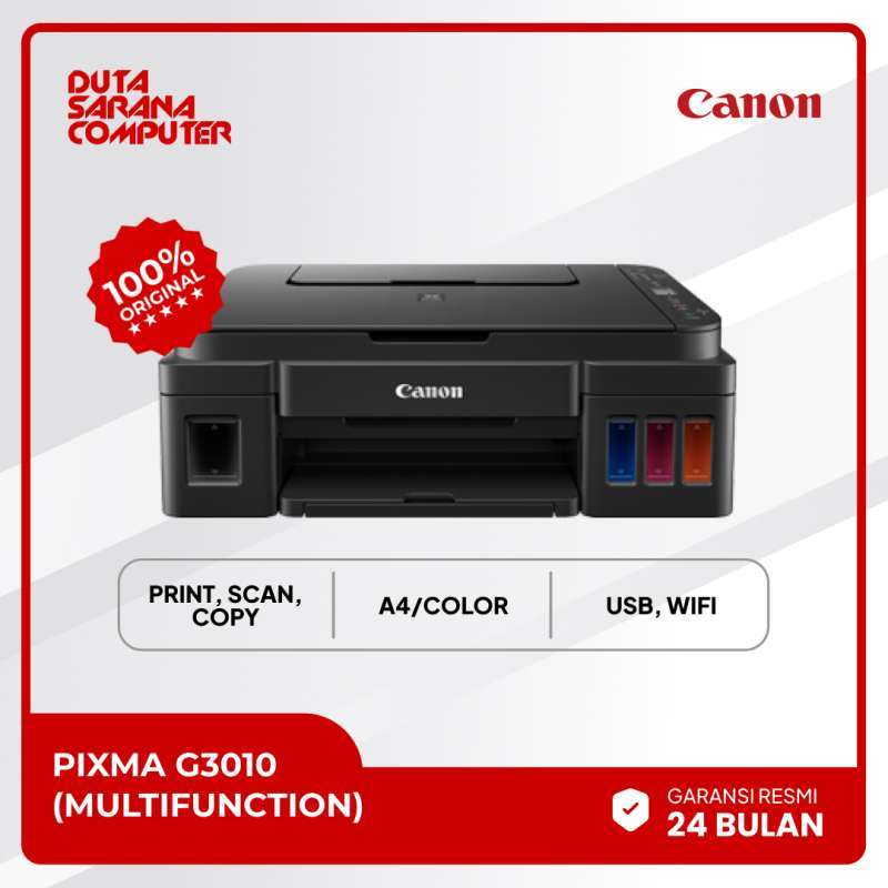 Jual Canon PIXMA G3010 Multifunction Inkjet Printer di Seller Duta