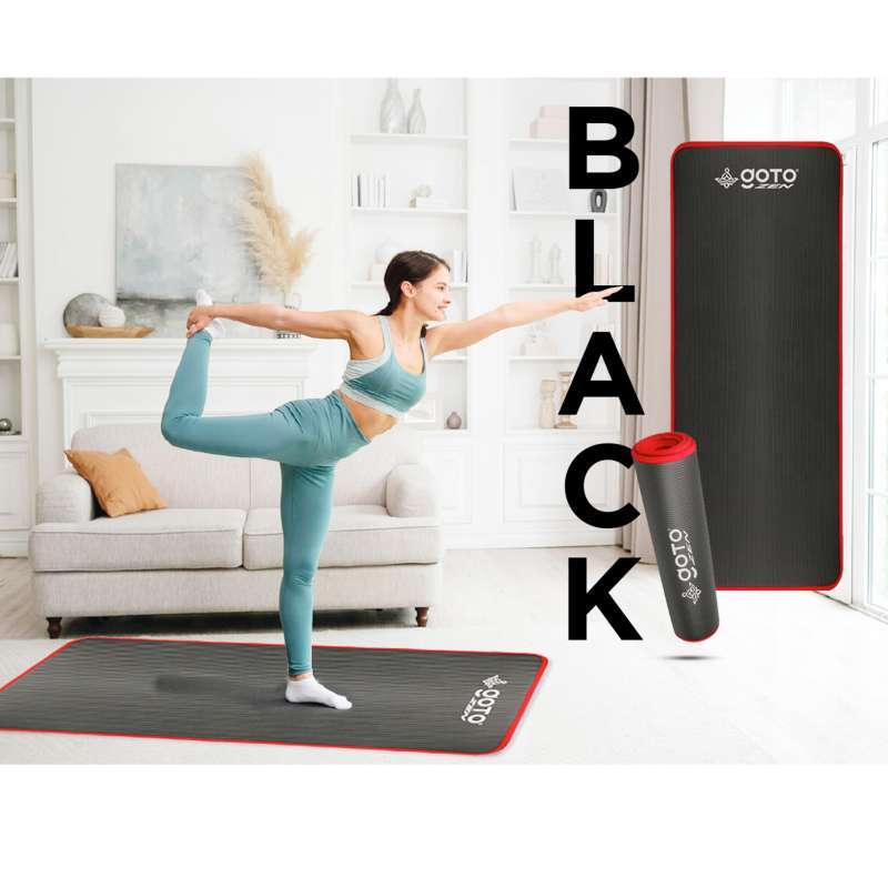 Promo Goto Zen Nbr Yoga Mat 8mm Matras Olahraga Poundfit Anti Slip