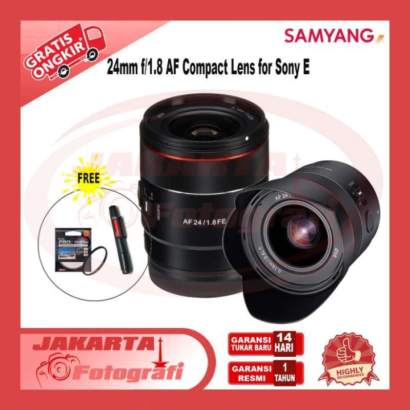 Samyang AF 24mm Lens FE for E Mount Lensa Original Garansi Resmi