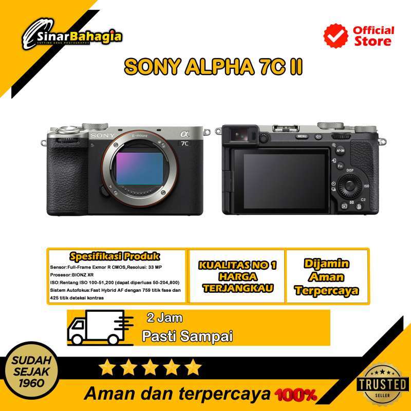 SONY ALPHA 7C II KAMERA MIRRORLESS