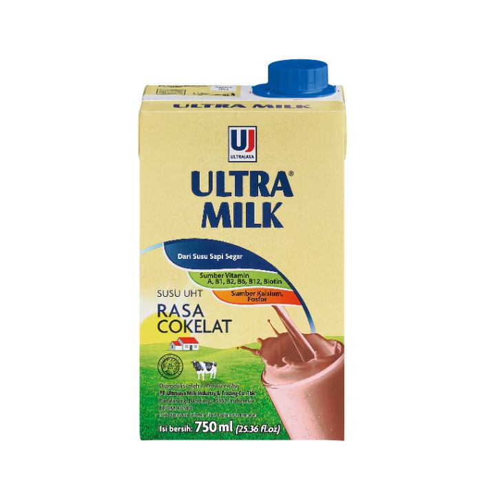 Jual Ultra Milk Chocolate Susu UHT [750 mL] di Seller Blibli Express