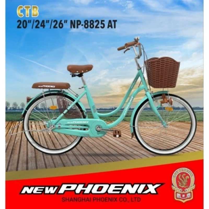 Sepeda Keranjang Dewasa New PHOENIX NP-8825 Uk 20 24 & 26 Inch