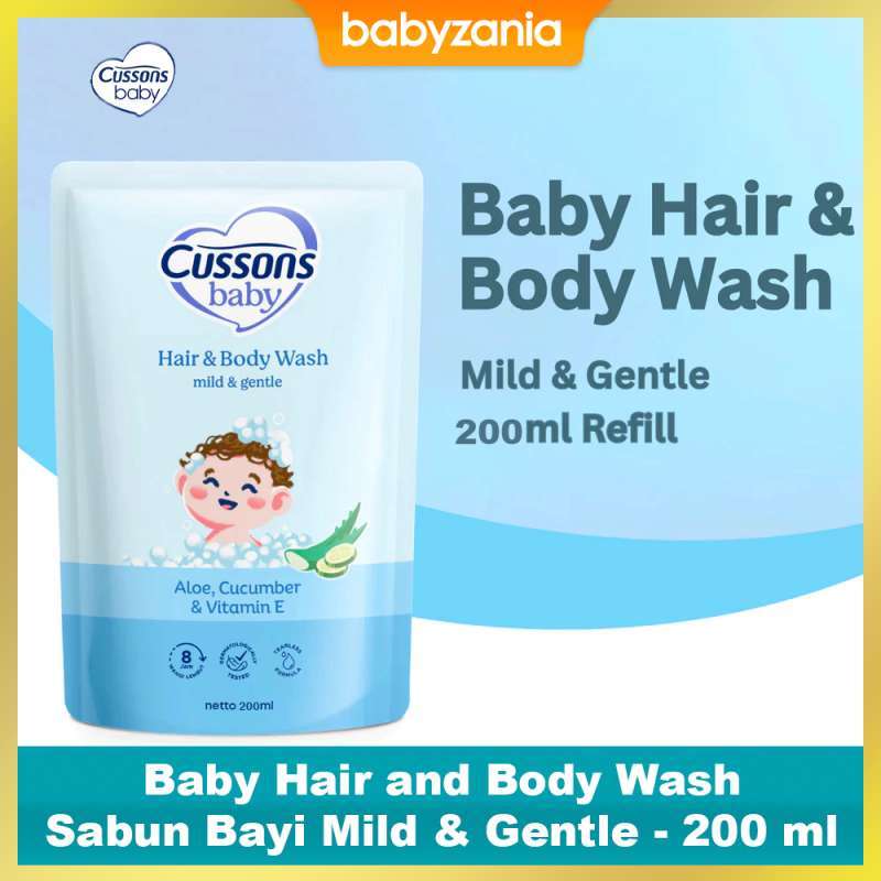 HOT Baby Wipes Cussons Baby Hair And Body Wash Jual