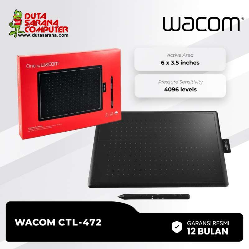 Jual New One By Wacom Ctl-472 Digital Graphic Drawing Tablet Pad