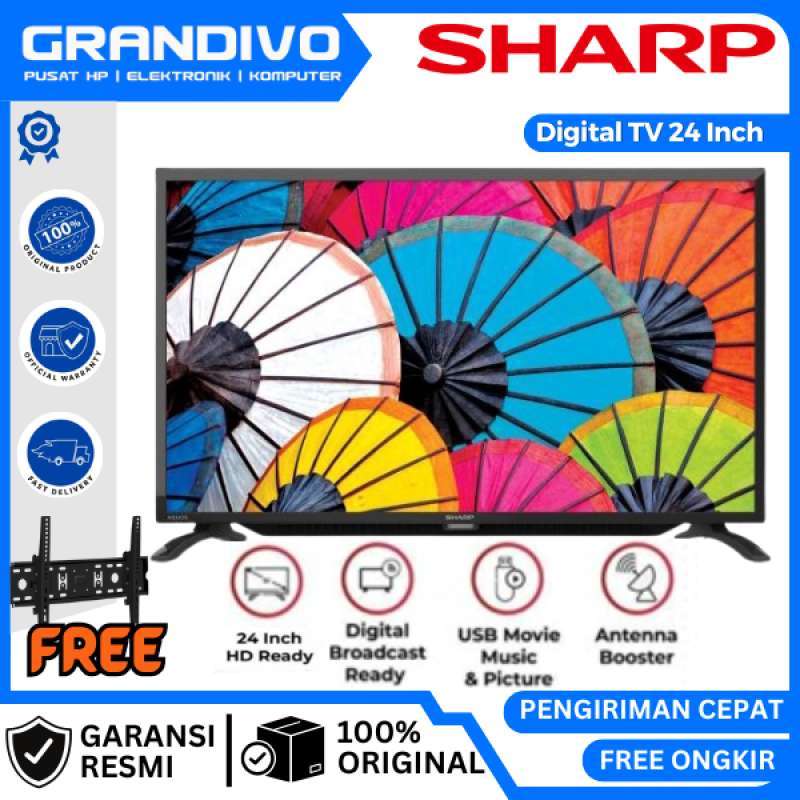 Led Sharp 24 Inch Led Sharp 24 Inch Digital Bluetooth Garansi Resmi Indonesia 🔥 Harga ...