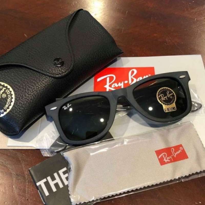 Promo Kacamata Rayban Wayfarer Rb2140 Matte Black Original Diskon 51 Di Seller Rayban Store Senen Kota Jakarta Pusat Blibli