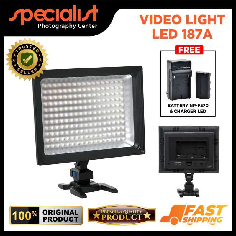 7 Led Video Promo Led Video Light Professional Led 187a Diskon 19% Di Seller ...