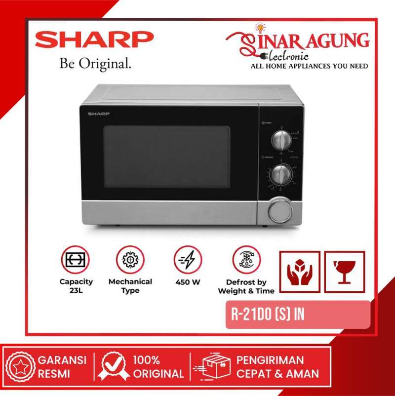 Promo Sharp R21d0(s)in Microwave 23 Liter Garansi Resmi Diskon 22