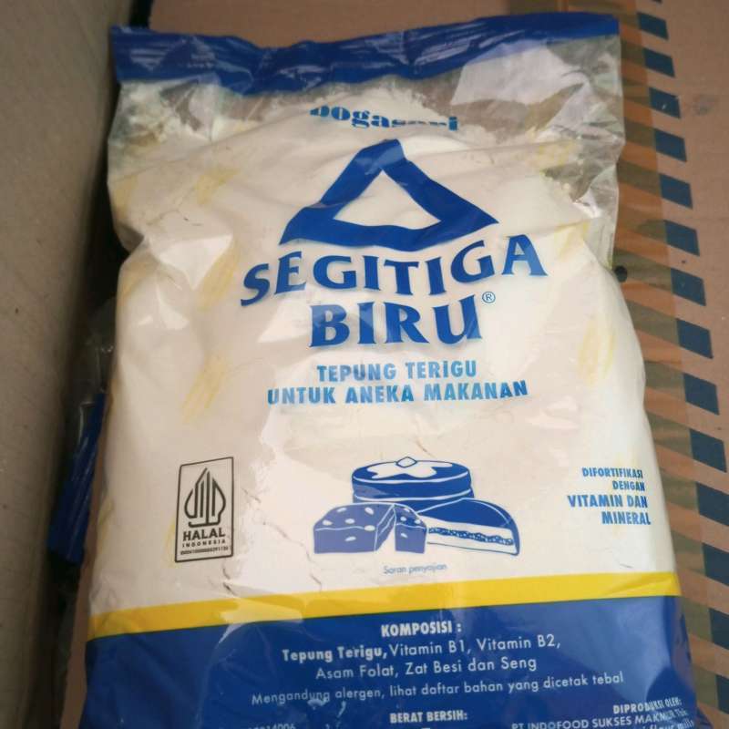 Jual Segitiga Biru Tepung Segitiga Biru 1 Karton 12kg [kemasan 1kg] Di ...