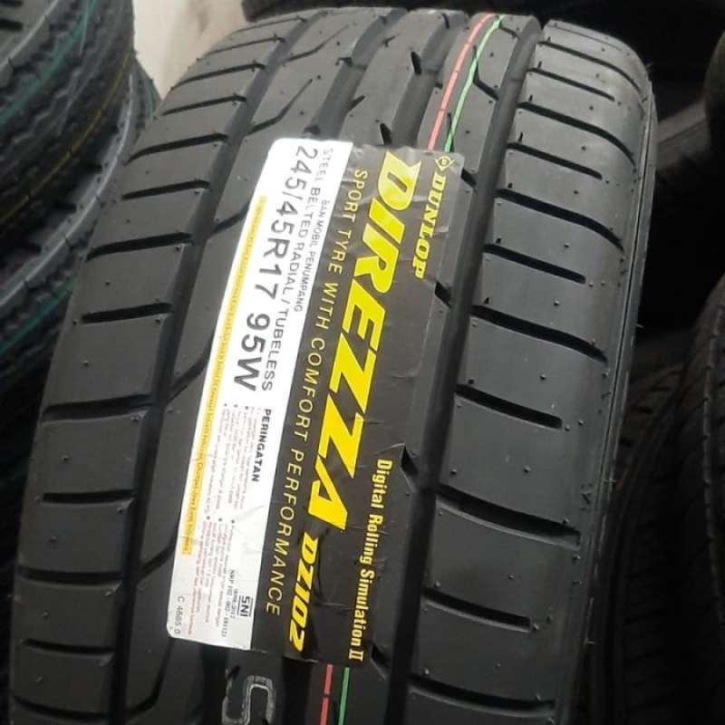 Jual Ban Mobil Dunlop Direzza Dz102 Ukuran 245 45 R17 - Di Kirim 
