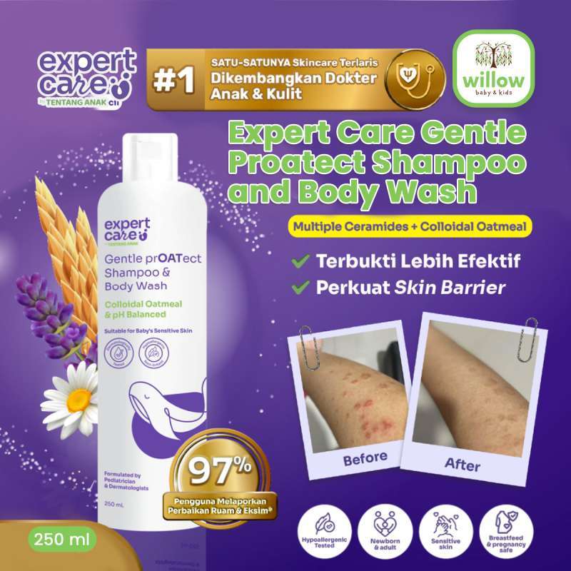 Jual Sabun Mandi Bayi - Expert Care Gentle Proatect Shampoo & Body Wash ...