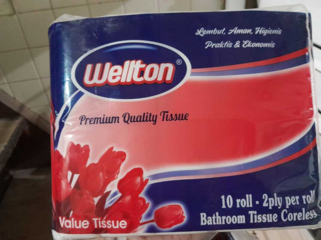 Jual Wellton Coreless 10 Roll Di Seller Grosir Bahan Makanan Komplek