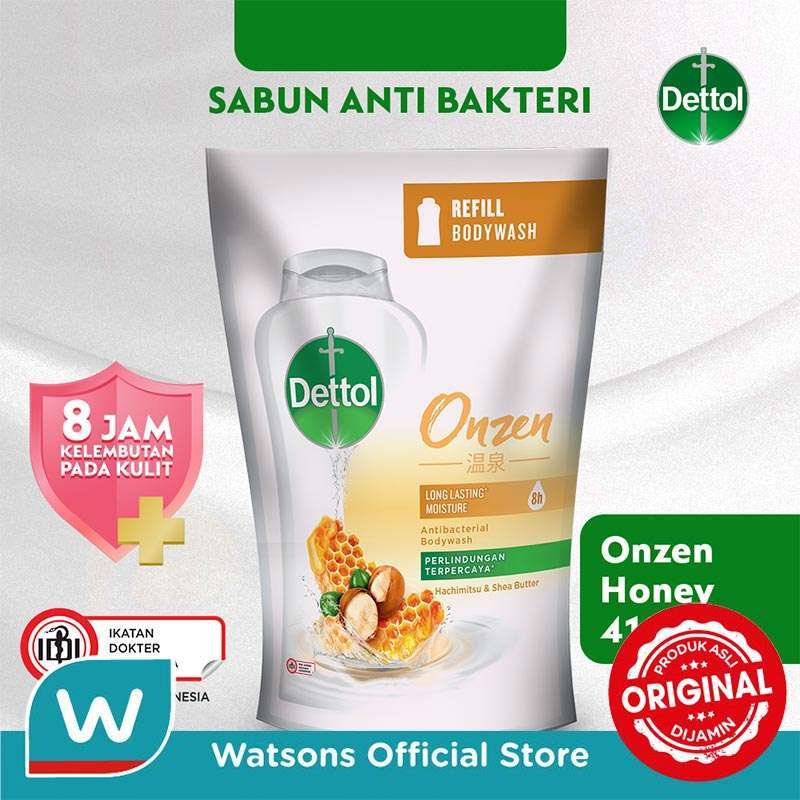 Promo Dettol Body Wash Honey Refill 410gr Diskon 46 di Seller WATSONS