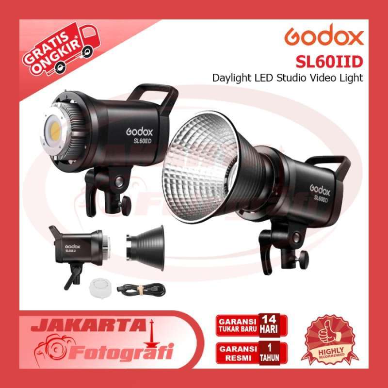Jual Paket Godox Sl60w LED Video Light SL 60 + Softbox Octa +Stand