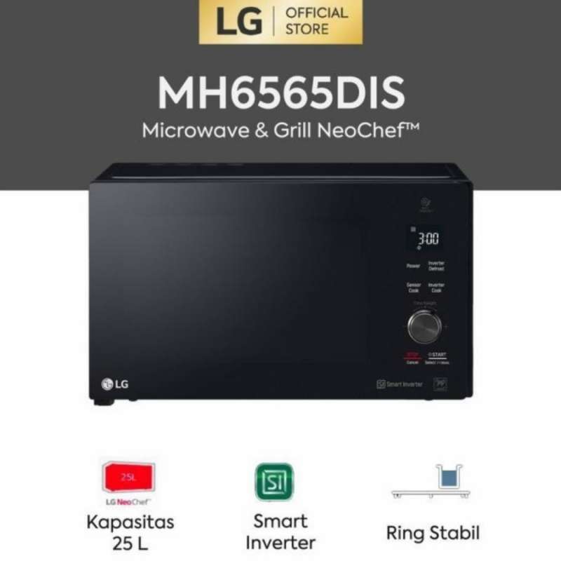 Promo LG Microwave Oven Grill NeoChef™ Smart Inverter [25L] MH6565DIS