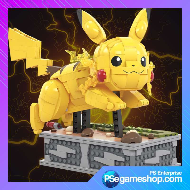 Jual Mega Bloks Pokemon Kinetic Motion Pikachu Block Brick Stacking ...
