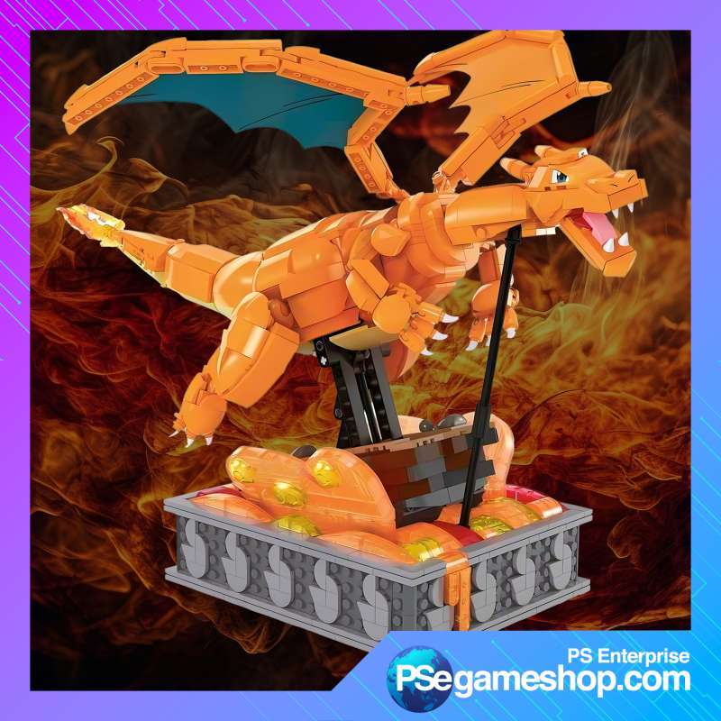 Jual Mega Bloks Pokemon Kinetic Motion Charizard Block Brick Stacking ...
