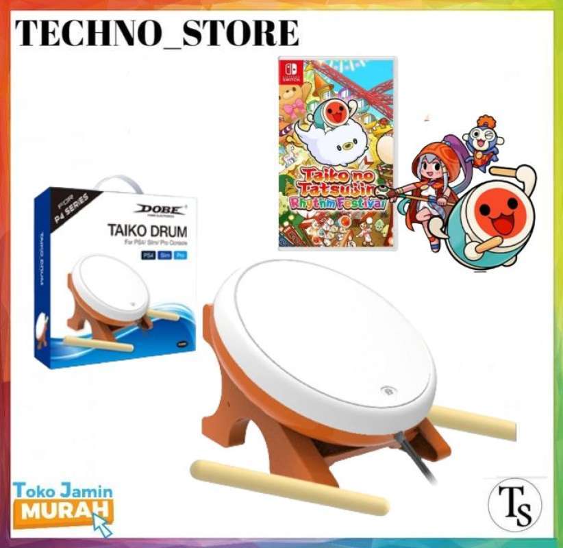 Promo Dobe Drum Taiko Nintendo Switch Original - Taiko Drum For Ns ...