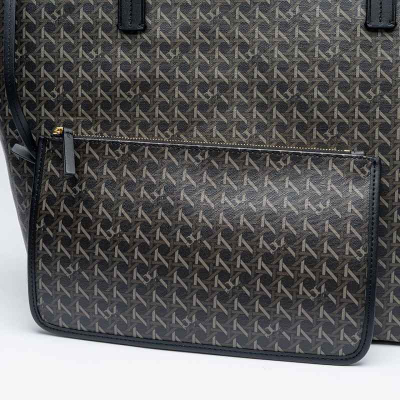 Promo Tory Burch Ever-ready Coated Canvas Large Zip Tote Bag Black