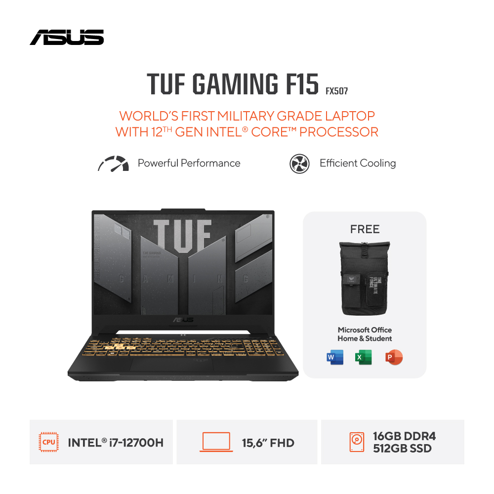Jual Asus Tuf F15 Fx507zc4-i735b6g-o Gaming Laptop [i7-12700h/rtx 3050 ...