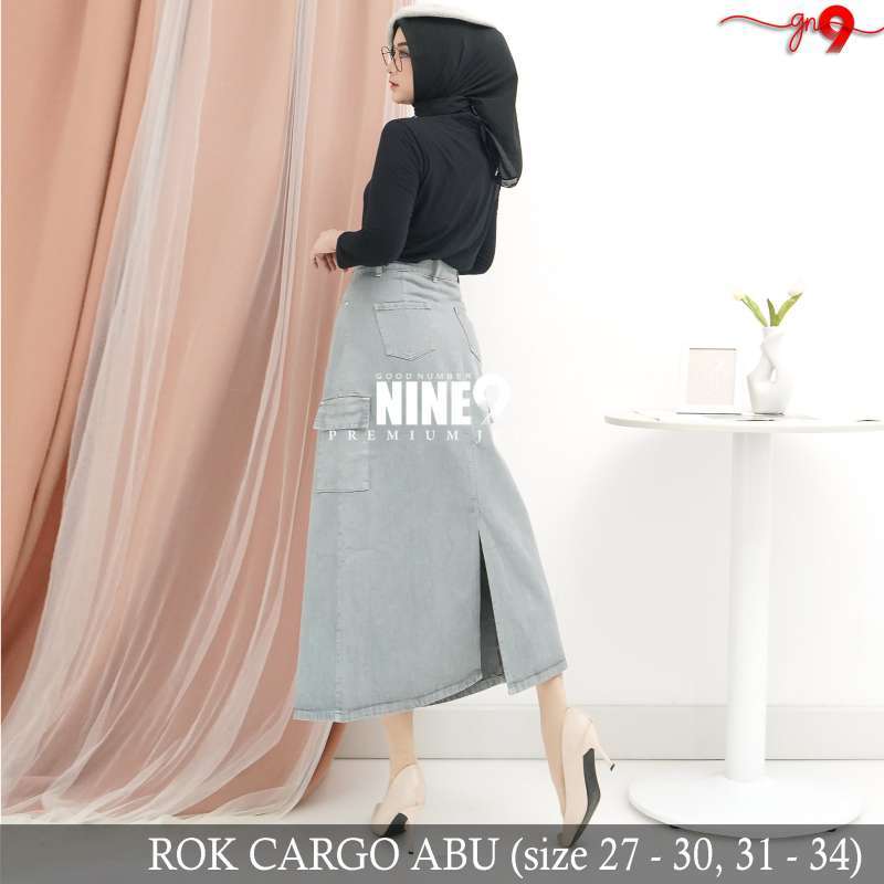 Jual Goodno.9 || Rok Cargo Cewek Wanita Skirt Rok Cargo Panjang Non ...