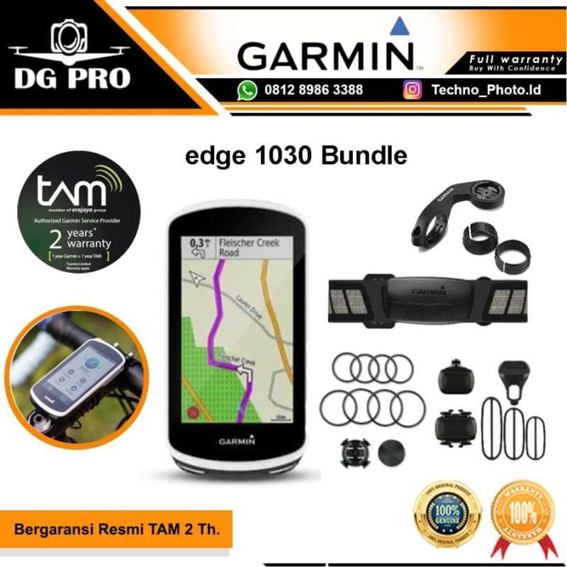 Jual Garmin Edge 1030 Plus Bundle GPS Original Garansi Resmi Tam