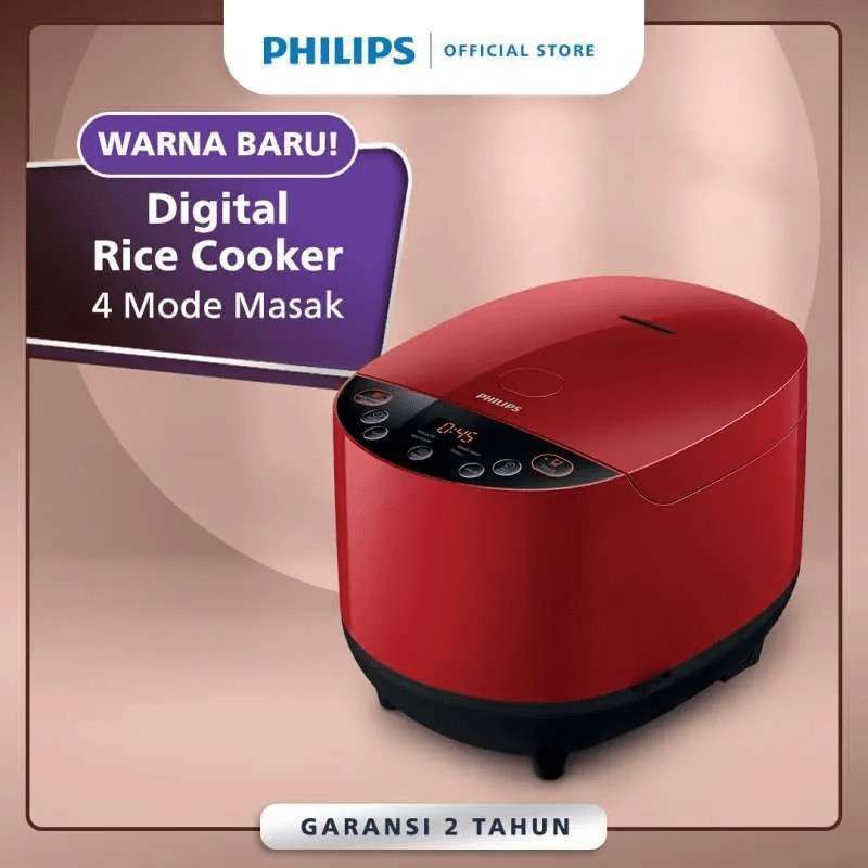 Promo Philips HD4515 Rice Cooker Digital 1.8 Liter Fuzzy Logic HD4515
