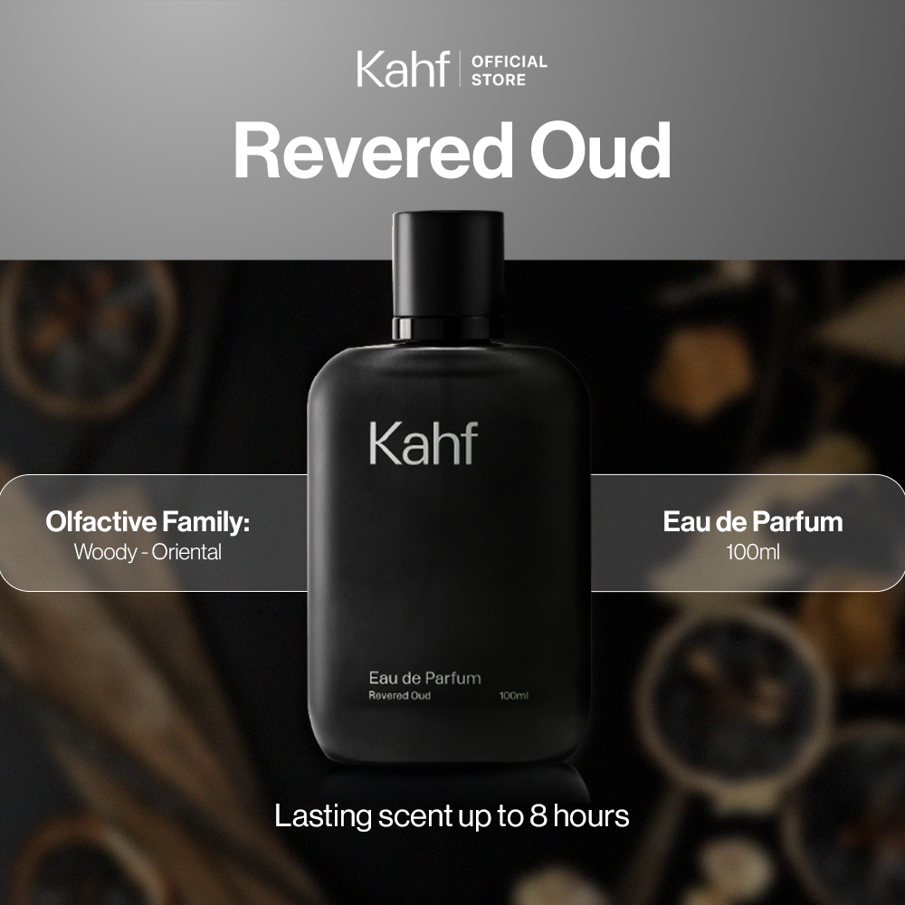 Kahf Eau de Parfum Revered Oud 100 ml Parfum Pria Wangi Tahan Lama