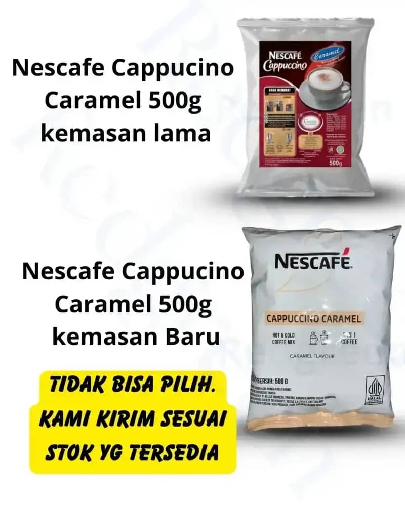 NESCAFE Cappucino Caramel 500gr Nestle Professional