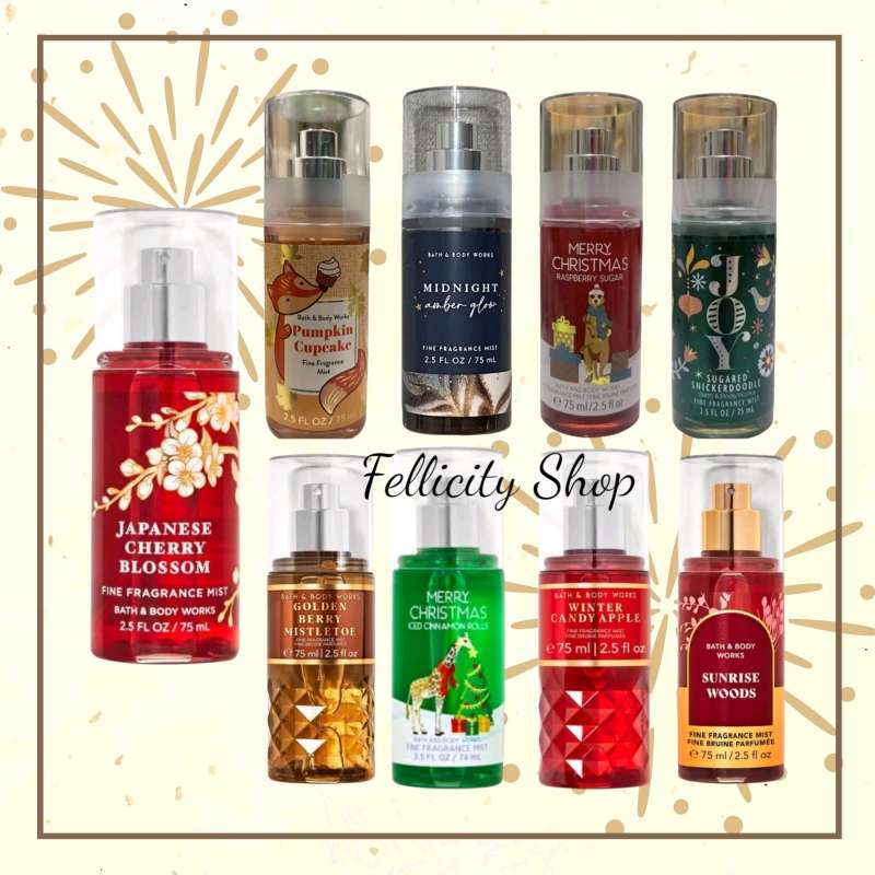 Fragrance Mist A Travel Size 75ml Limited Edition Bath Body Works