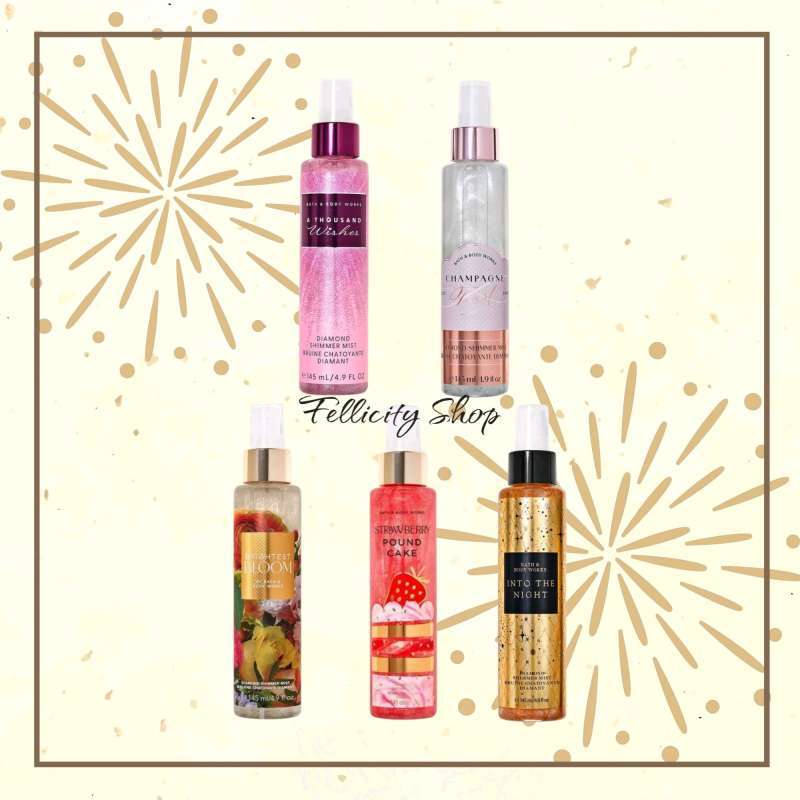bath and body works diamond shimmer Mist Bath Body Works