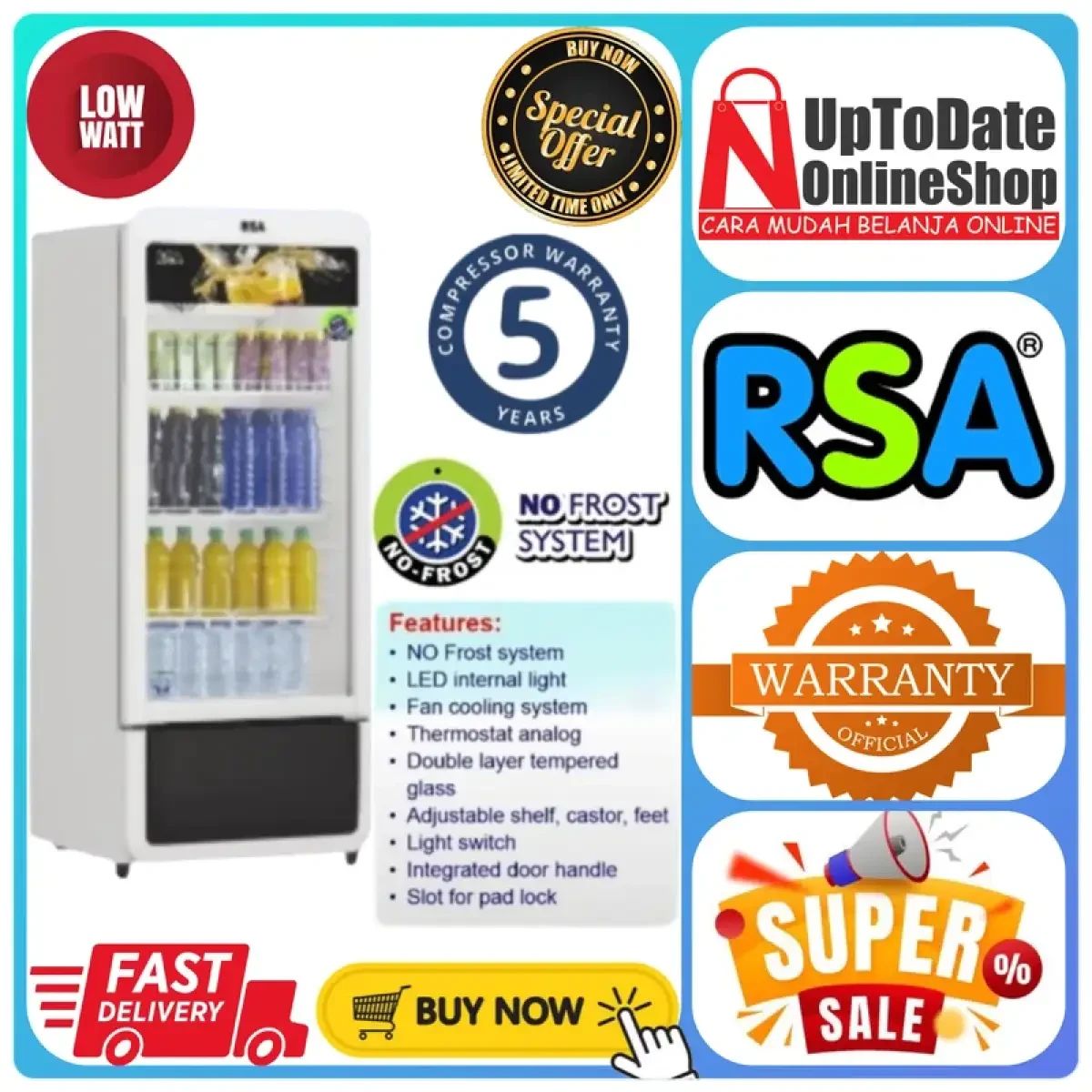 Ruby 200 Promo Rsa Showcase Ruby200 Ruby-200 Ruby 200 No Frost Technology 200l ...