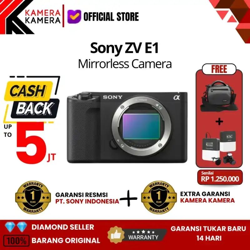 Daftar Harga Sony Zv E1 Body 💯 Original & Spesifikasi Lengkap Maret 2026