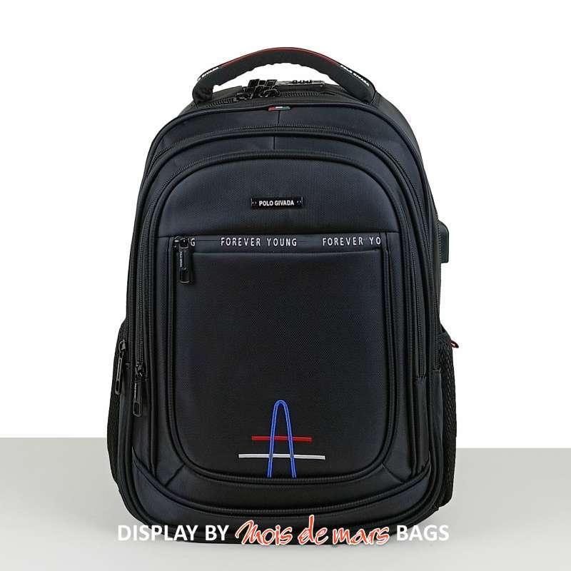 Jual Ransel Pria - Tas Laptop - Dengan Kunci Pengaman Kombinasi ...