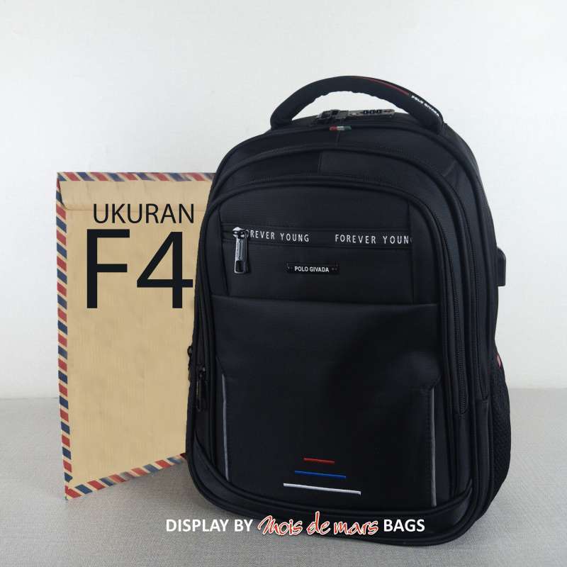 Jual Ransel Pria - Tas Laptop - Dengan Kunci Pengaman Kombinasi ...