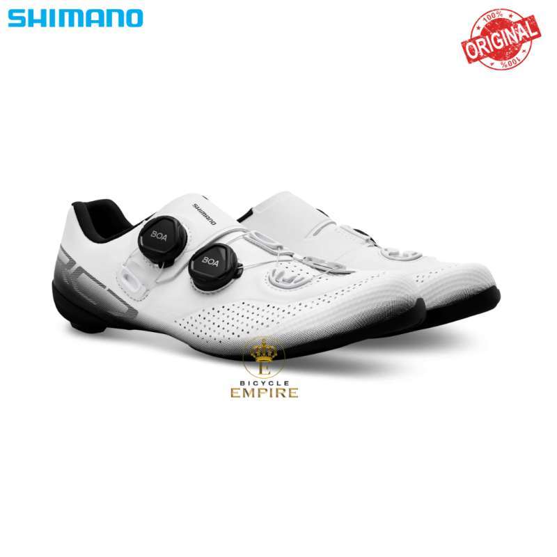 Jual Sepatu Cleat Road Bike Rc7 Sh-rc702 Women White Shimano Shoes