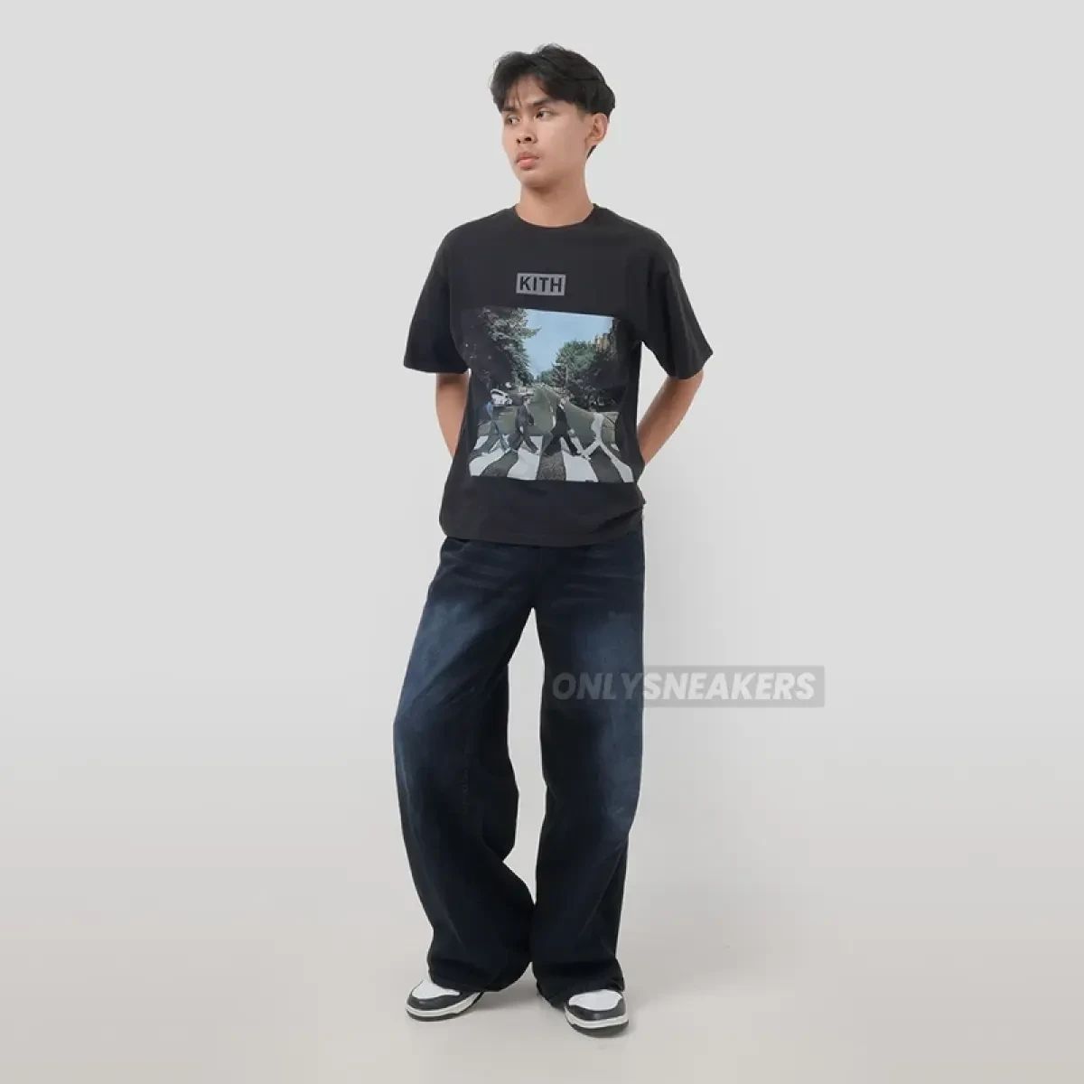 Jual Kith X The Beatles Abbey Road Black Tee Di Seller